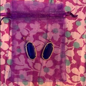 Blue Kendra Scott earrings